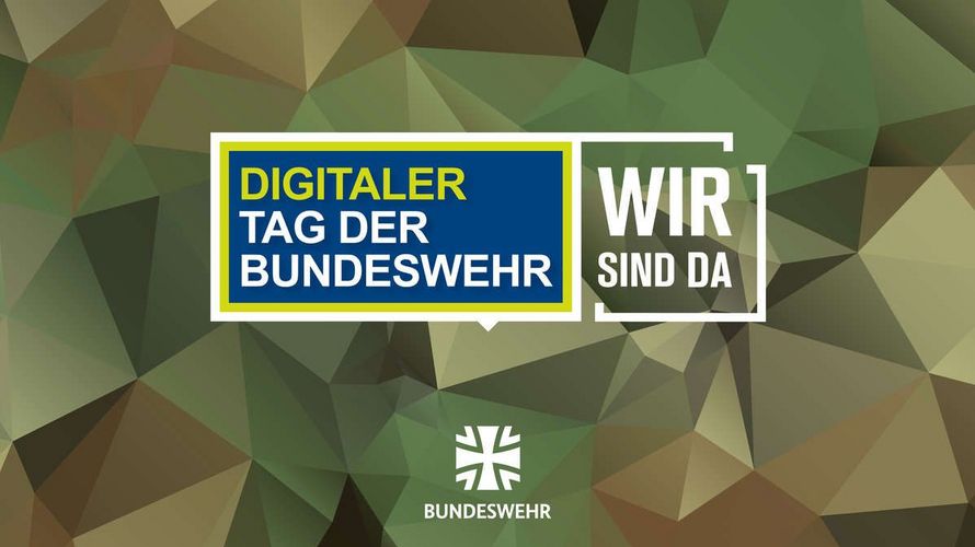 Auch in diesem Jahr wieder ausschließlich digital im Netz: Der Tag der Bundeswehr. Grafik: Bundeswehr