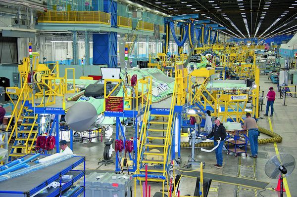 Die F-35 wird im Werk von Lockheed Martin in Fort Worth/Texas gefertigt. Foto: Lockheed Martin