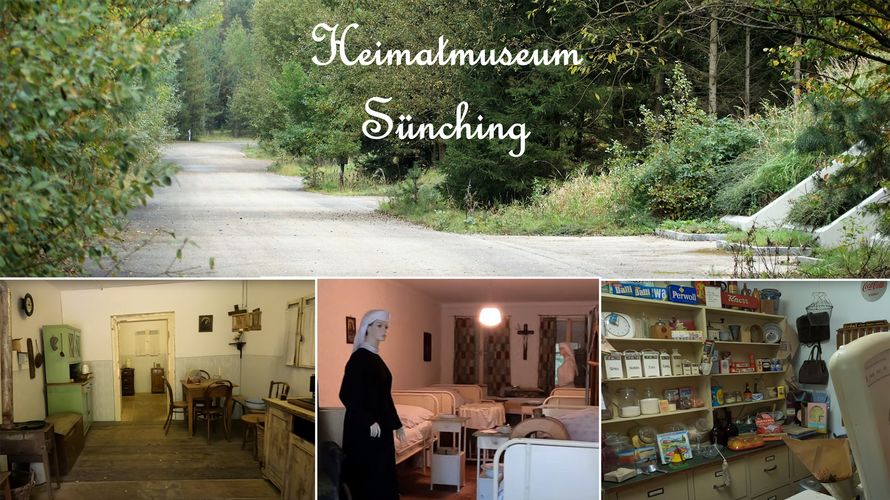 Das Heimatmuseum Sünching – ein Museum im Munitionsbunker – führte die Mitglieder der KERH Hemau zurück in alte Zeiten mit vielen Erinnerung an eigenes Erleben. Collage: Ingo Kaminsky