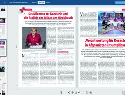 Das Verbandsmagazin können Sie als Mitglied auch ganz bequem online lesen - jederzeit und überall. Screenshot: DBwV