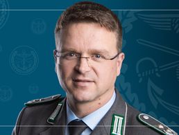 Der Bundesvorsitzende, Oberstleutnant André Wüstner. Foto: DBwV/Grafik: Sascha Eutebach