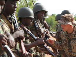 An dem Ausbildungseinsatz der EU in Mali sind derzeit etwa 140 deutsche Soldaten beteiligt Foto: Bundeswehr