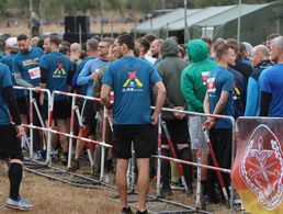 ehr als 900 Läuferinnen und Läufer waren beim Crosslauf des Sanitätsregiment 1 Führungsbereich Berlin am Start. Foto: Melanie Schreiber