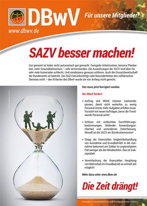 Wandzeitung: SAZV besser machen!