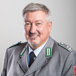 Oberstleutnant Thomas Behr, Vorsitzender Heer im DBwV-Bundesvorstand. Foto: DBwV/Zacharie Scheurer