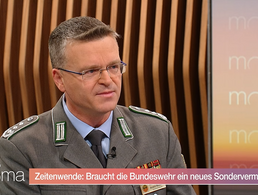 Oberst André Wüstner warnte im ZDF-Morgenmagazin vor der sehr realen Bedrohung, die von Russland ausgeht und warb für höhere Verteidigungsausgaben. Foto: Screenshot