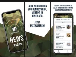 Modern und nutzerfreundlich: Das Bw-Newsradar. Foto: Bundeswehr