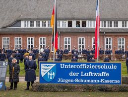 Der Sitz der Unteroffizierschule der Luftwaffe in Appen trägt nun den Namen von Jürgen Schumann. Foto: Luftwaffe/Twitter