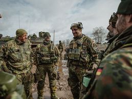 Deutsche Soldaten in Litauen: Mit dem Artikelgesetz sollen auch die Rahmenbdingungen für die künftig in dem baltischen Staat stationierte Brigade 45 geschaffen werden. Foto: Bundeswehr/Jana Neumann