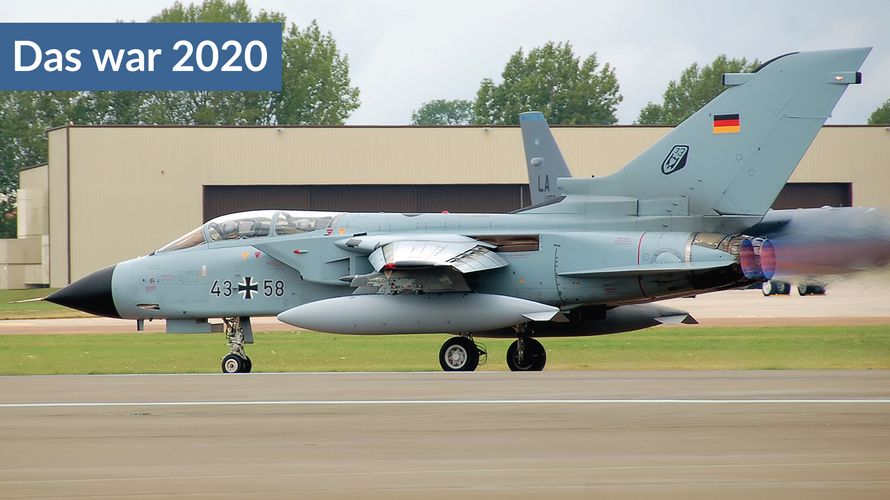 „Tornado“-Kampfjet in Büchel: Auf der Luftwaffenbasis in Rheinland-Pfalz sollen amerikanische Atomwaffen lagern, die auch von „Tornados“ ins Ziel gebracht und abgeworfen werden können. Foto: Pingstone