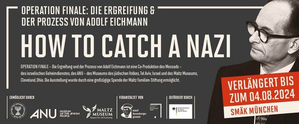 Die Ausstellung „Operation Finale / How to catch a Nazi" ist noch bis zum 4. August im Staatlichen Museum Ägyptischer Kunst (SMÄK) in München zu sehen. Foto: Adolf Rosenberger gGmb