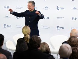 Christoph Heusgen bei seinem Abschied von der Münchner Sicherheitskonferenz. Foto: picture alliance/dpa/Sven Hoppe