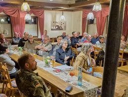 Bei der Mitgliederversammlung der Kameradschaft ERH Külsheim/Tauberbischofsheim/Bad Mergentheim/Lauda-Königshofen mit 33 Mitglieder ging es um die Arbeit in der Kameradschaft. Foto: Reinhold Wolpert