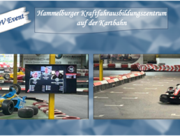 Hammelburger KfAusbZ mit Kampagne „DBwV Event“ auf der Kartbahn: Wie beim Formel-1-Rennen ging es dabei zu, wenn auch eher Geschicklichkeit statt hohem Tempo gefragt war. Fotos: Thomas Höfs 