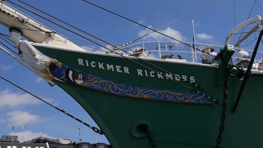 Der Großsegler Rickmer Rickmers ist das schwimmende Wahrzeichen Hamburgs. Foto: DBwV