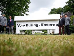 Die Rotenburger Kaserne trägt nun den Namen des Freikorpsoffiziers Johann Christian von Düring. Foto: Tobias Koch