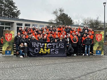 Das deutsche Team der Invictus Games 2025 in Vancouver: Einmal Gold und einmal Bronze haben die Athleten der Bundeswehr gewonnen. Aber um Medaillen geht es weniger. Foto: Naef Adebar 