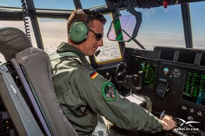 Auf der Langstrecke: Anfang Juni flog die deutsch-französische Besatzung nach Französisch-Guyana. Foto: Armée de l`Air