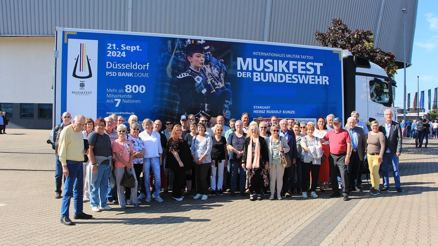 Die KERH Diez/Limburg beim Musikfest der Bundeswehr in Düsseldorf. Foto: Anja Lehmann 