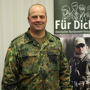 Robert Thiele, Vorsitzender Bezirkspersonalrat beim Kommando Heer. Foto: DBwV/Yann Bombeke