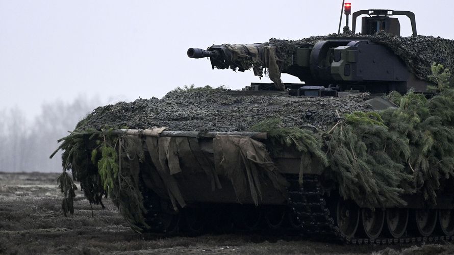 Schützenpanzer Puma bei einer Schießübung auf dem Truppenübungsplatz Altengrabow im Januar 2023. Foto: picture alliance / Geisler-Fotopress | Frederic Kern/Geisler-Fotopress