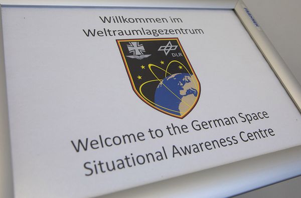 Das Logo des neuen Weltraumkommandos Foto: Bundeswe