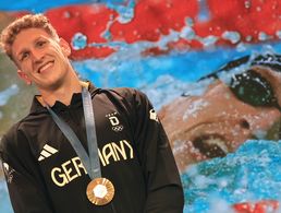 Der 22-jährige Hauptgefreite Lukas Märtens holte bei den Olympischen Spielen in Paris die erste Goldmedaille für Deutschland. Foto: picture alliance/Team D/picture-alliance/Karl-Josef Hildenbrand