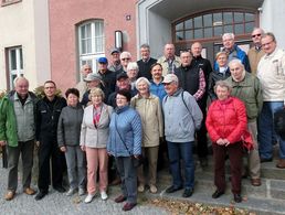 Teilnehmer der KERH beim Besuch der Polizei in Neubrandenburg. Foto:KERH/Elsner