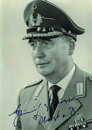 Oberst a.D. Heinrich Busse (1909 – 1998) war von 1963 bis 1967 Kommandeur im VBK 36 Aachen. Foto: DBwV/Archiv