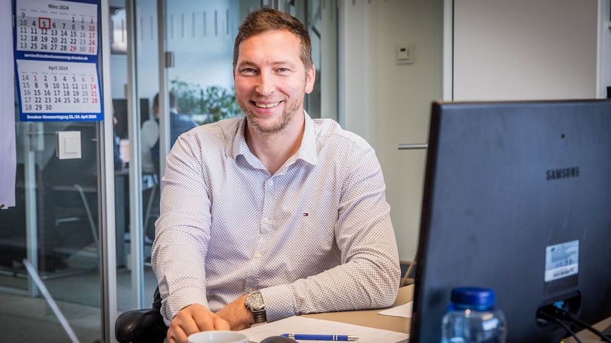 Oberbootsmann Marcel L. zeigt sich dankbar, dass er nach seiner Dienstunfähigkeit eine neue berufliche Chance erhalten hat. Foto: Franziska Pilz