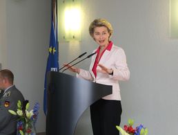 Verteidigungsministerin Ursula von der Leyen betonte in ihrer Rede die Wichtigkeit des GVPA 