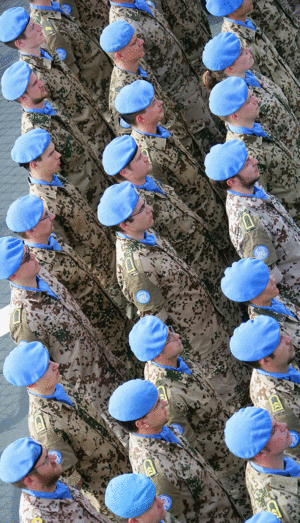 Deutsche Soldaten im UNIFIL-Einsatz: Seit einigen Jahren verstärkt Deutschland sein Engagement in den Blauhelmmissionen der Vereinten Nationen. Foto: Bundeswehr/Rott