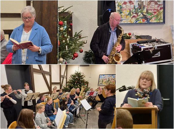 Mit Erzählungen, Geschichten und Musik zur Weihnachtszeit stimmten sich die Gäste auf die nahende besinnliche Zeit des Jahres ein. Fotos: Roland Stengl