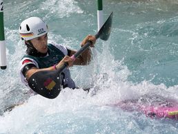 Entschlossen zum Sieg: Oberfeldwebel Ricarda Funk holte in Tokio das erste Gold für Deutschland. Foto: picture alliance/ASSOCIATED PRESS | Kirsty Wigglesworth