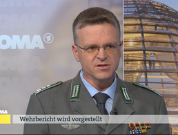 Oberst André Wüstner machte im Morgenmagazin deutlich, dass die Bundeswehr personell wie materiell schneller wachsen müsse als bisher. Foto: Screenshot