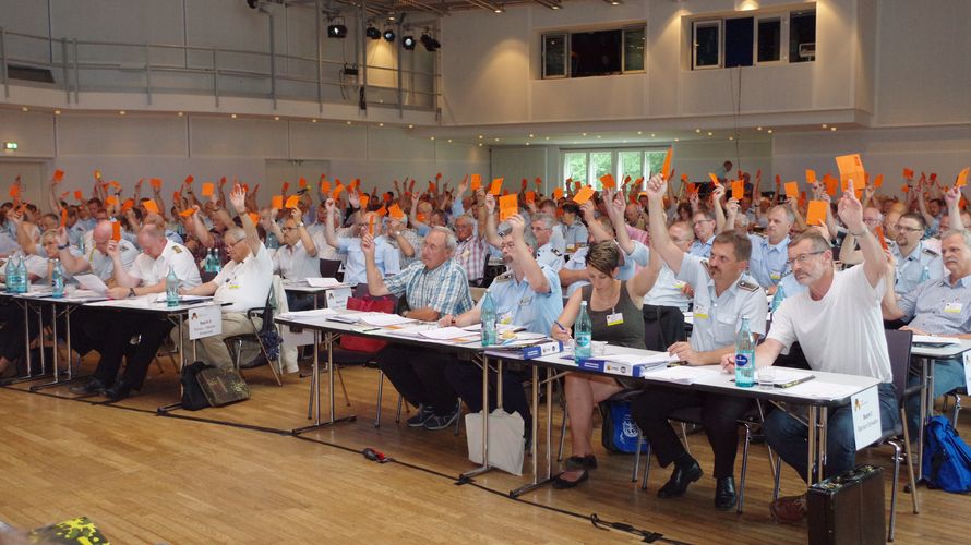 Rund 250 Delegierte verabschiedeten etwa 200 Anträge zu allen Themen, die Bundeswehr und Verband bewegen Foto: DBwV/Henning