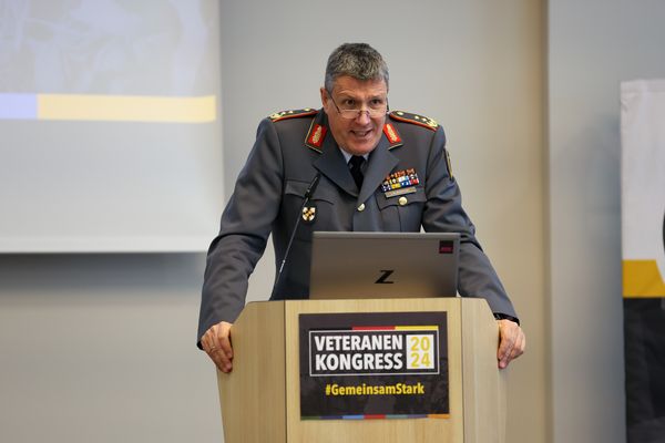 Generalleutnant Marcus Laubenthal, stellvertretender Generalinspekteur der Bundeswehr. Foto: DBwV/Sarina Flachsmeier