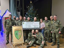 Spenden für den Marsch zum Gedenken sammelten die Soldatinnen und Soldaten des 4./ AufklBtl 13 im PzGrenBtl 391 in Bad Salzungen. Foto: DBwV